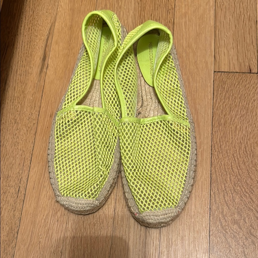 Rebecca Minkoff Neon Yellow Espadrilles